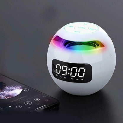 Bluetooth Alarm Clock with LED Display & Speaker