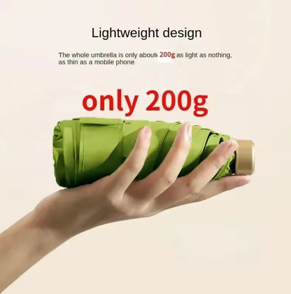 Mini pocket umbrella UV protection compact