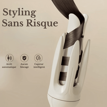 Curling iron for various curl styles