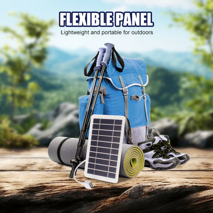 Flexible Solar Panel 2W 5V with USB Output