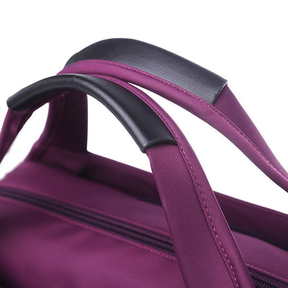 Nylon Crossbody Bag with Anti-Theft Protection