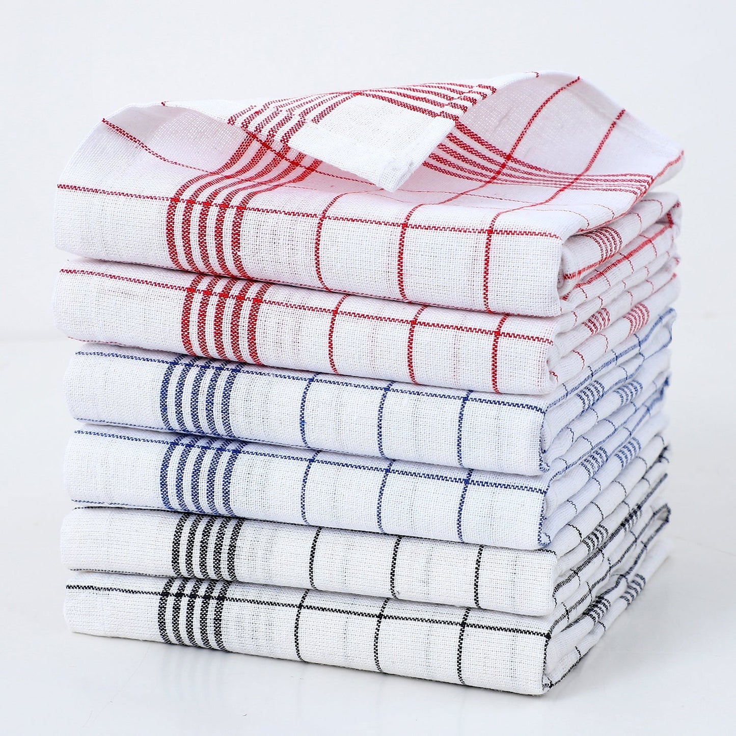Dish Towel Set 12 Pieces Made of Cotton
