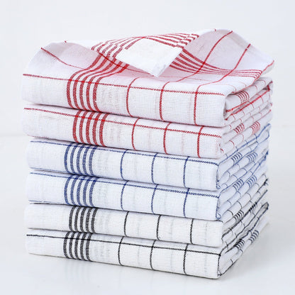 Dish Towel Set 12 Pieces Made of Cotton