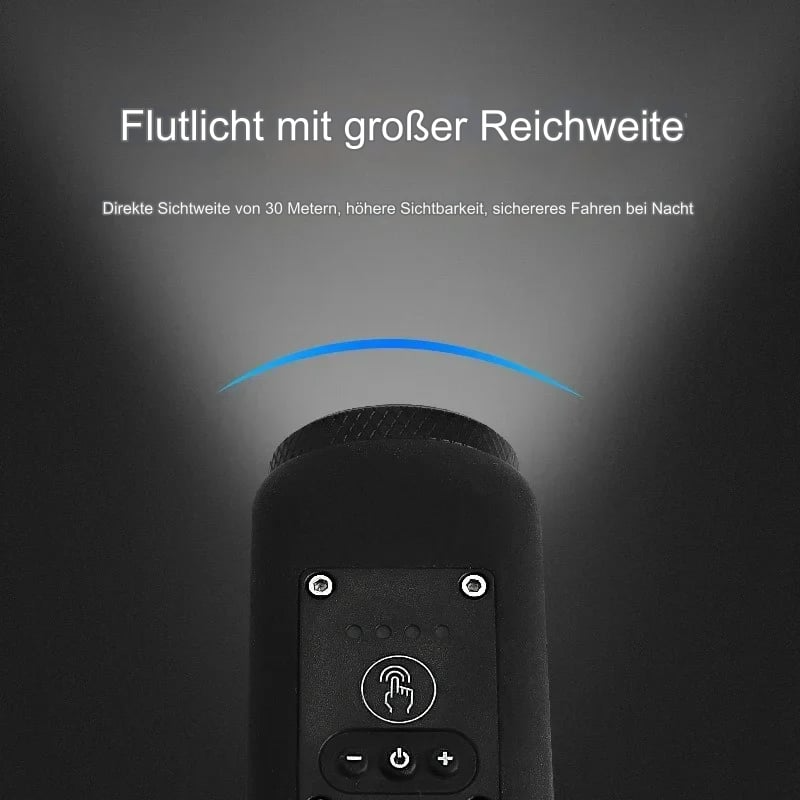 Electronic Bicycle Bell with LED Light