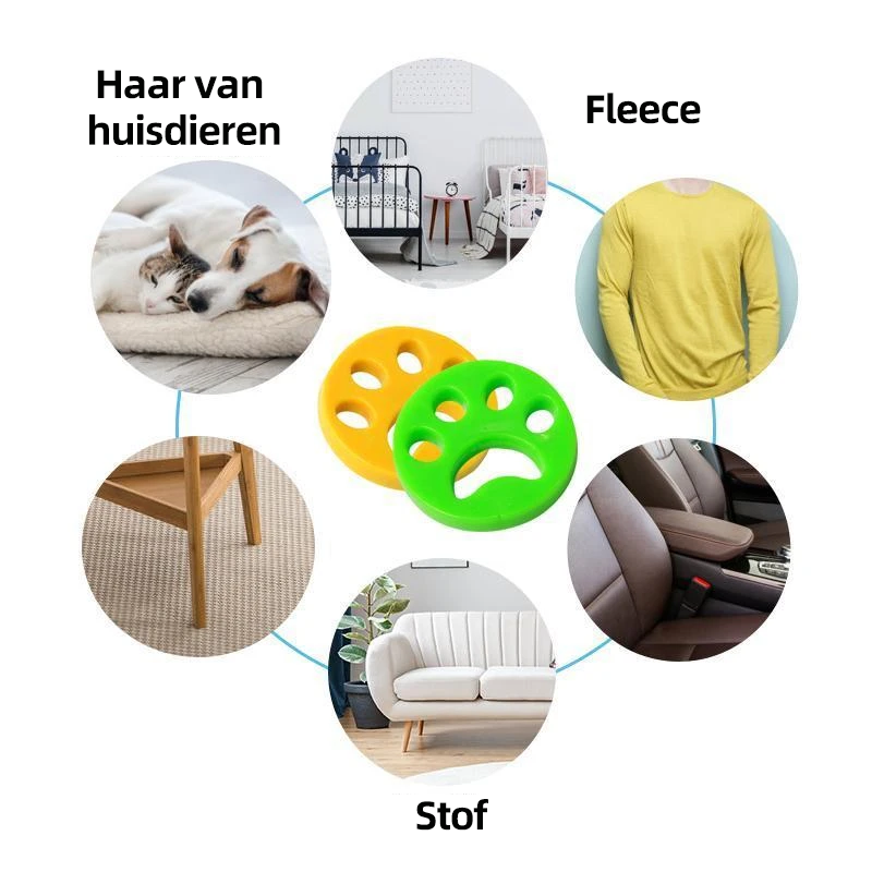 FurPaws Pet Hair Remover for Laundry 4-Pack Set