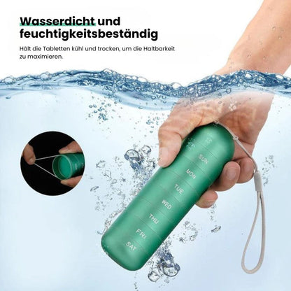Aluminium Pill Organiser with 7 Compartments