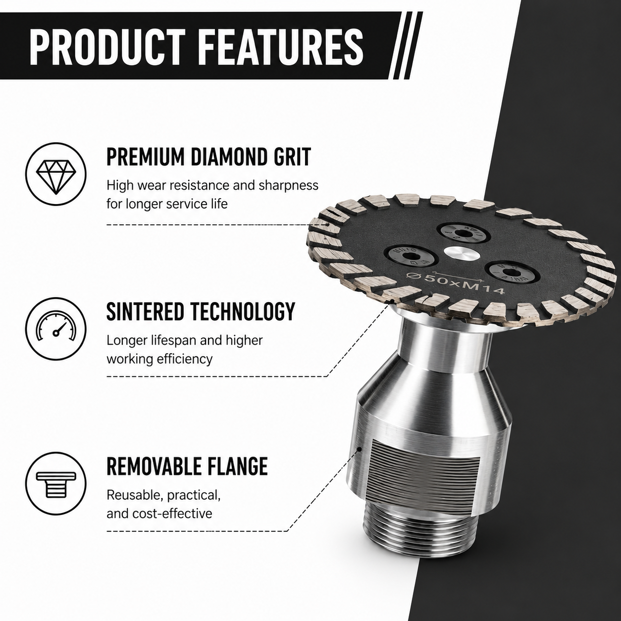 BladePulse Diamond Cutting Disc for Angle Grinders