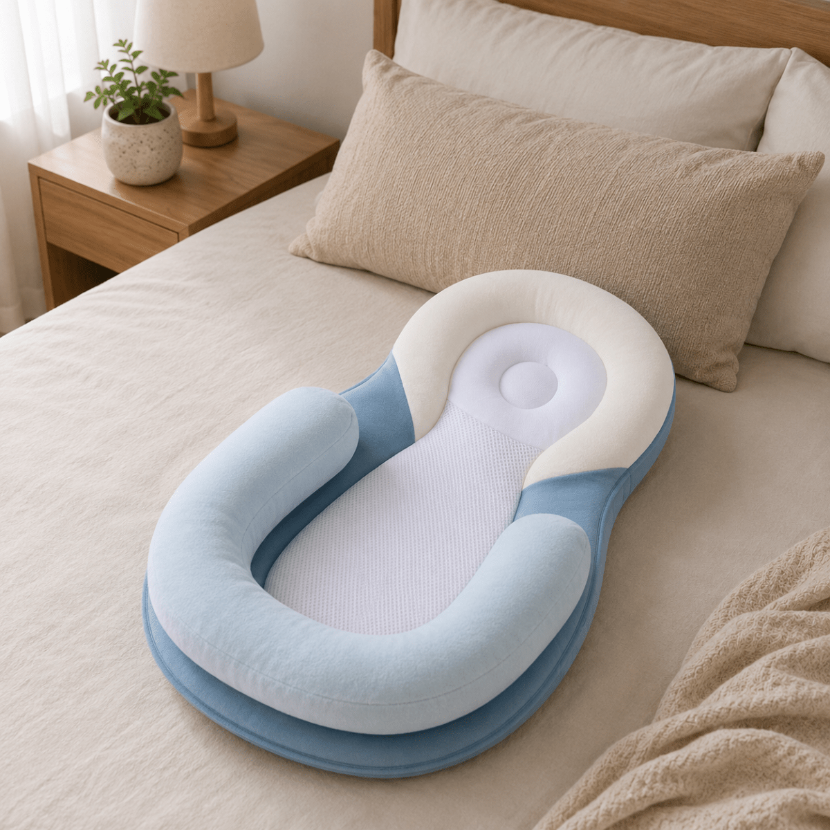 LittleHaven Ergonomic Baby Support Pillow