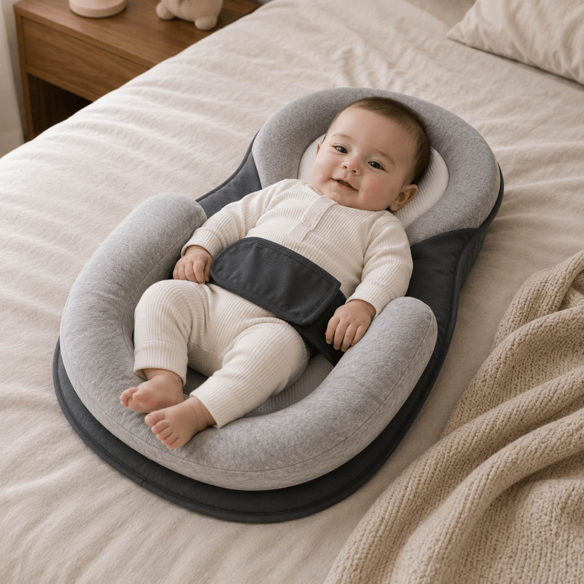 LittleHaven Ergonomic Baby Support Pillow