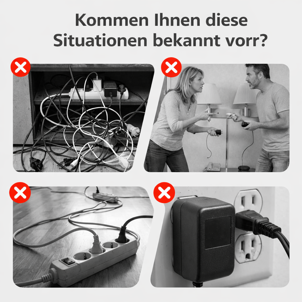 PowerNest Extension Lead with USB Ports & Switches