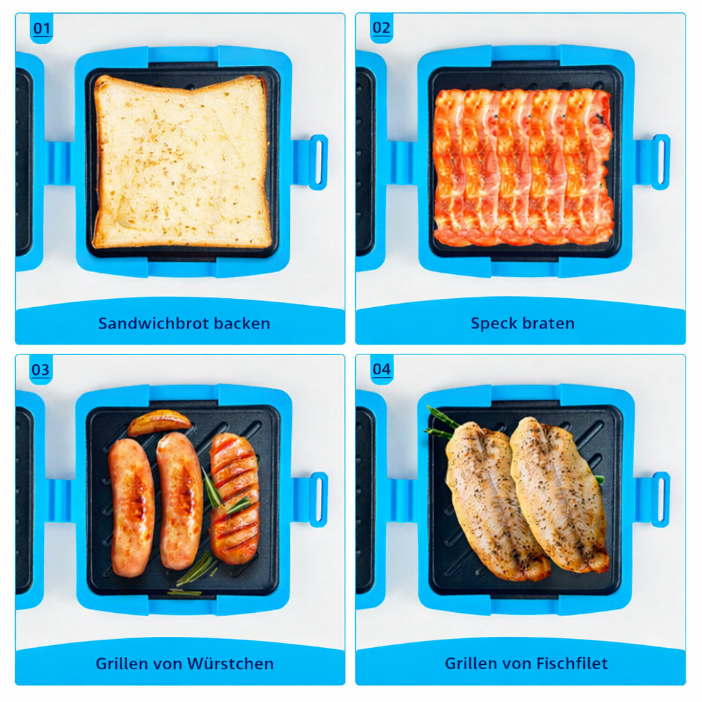 CrunchMate Microwave Sandwich Maker