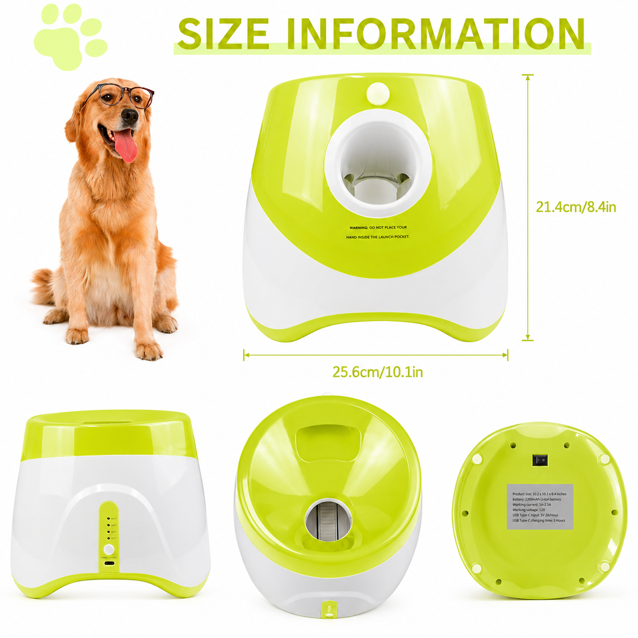 Automatic Ball Launcher for Small Dogs
