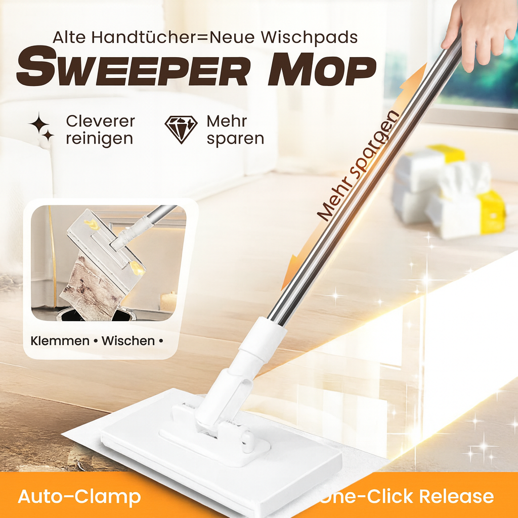 SmartMop 360 Degree Mop with Auto-Clamp System