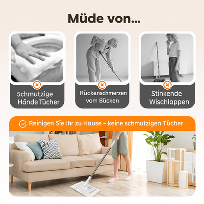SmartMop 360 Degree Mop with Auto-Clamp System