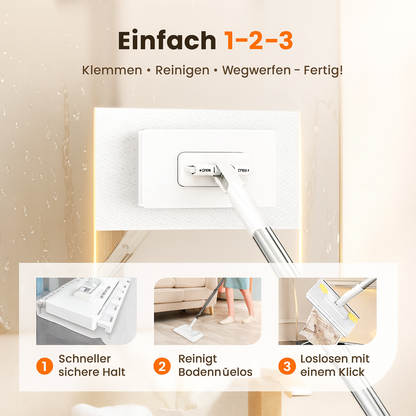SmartMop 360 Degree Mop with Auto-Clamp System