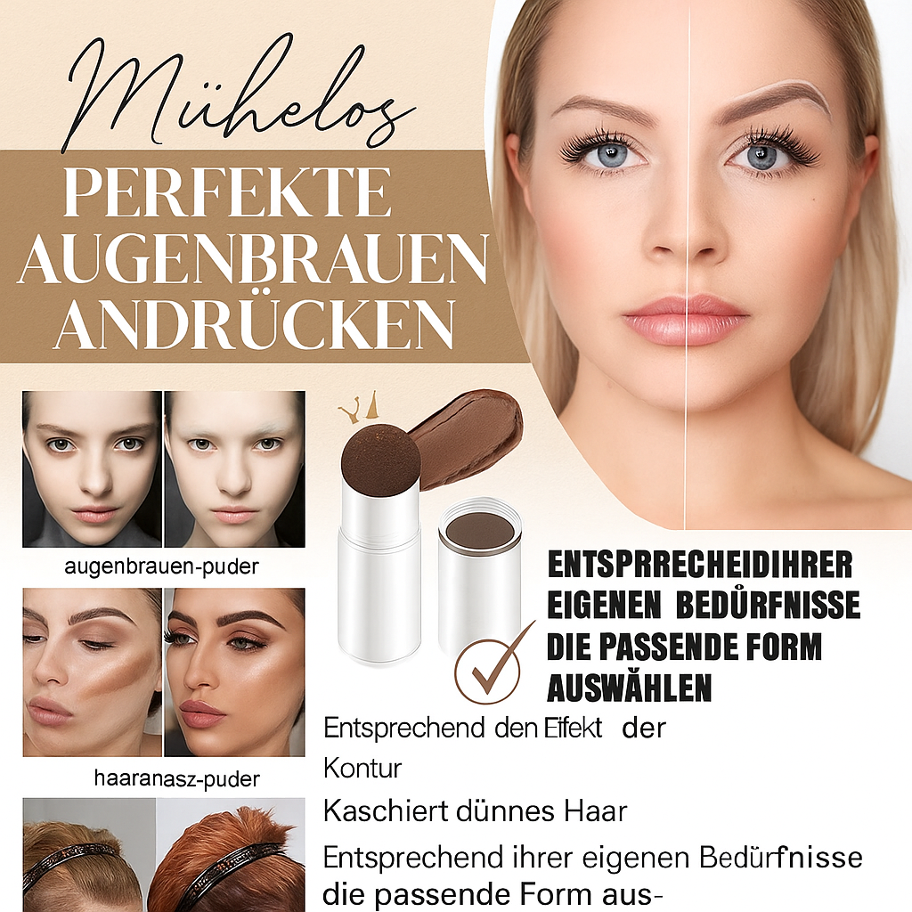 BrowMagic Eyebrow Stamp Kit with 10 Stencils