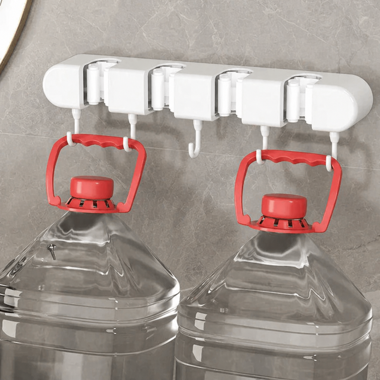 Wall-Mounted Broom & Mop Holder