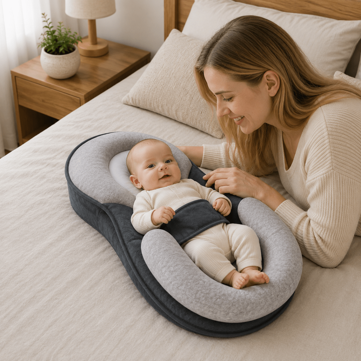 LittleHaven Ergonomic Baby Support Pillow