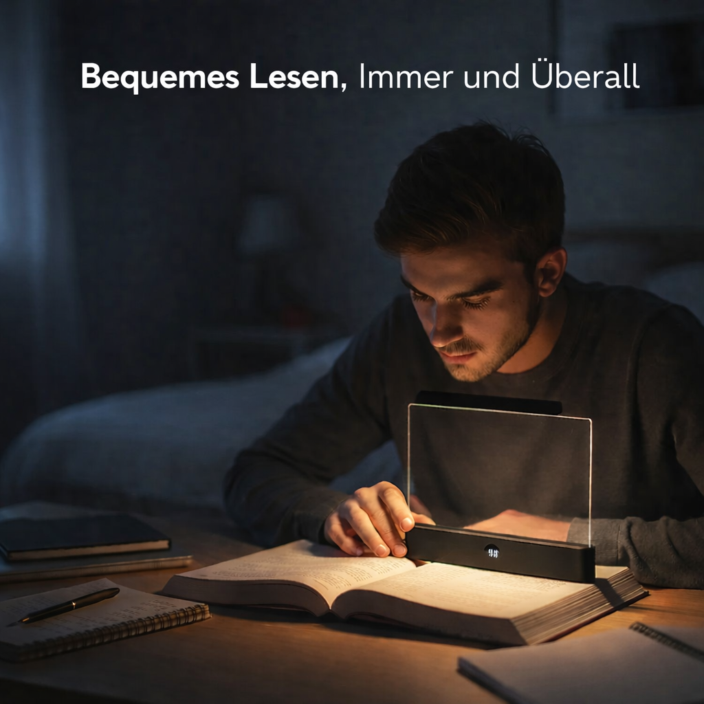 LumaLeaf Book Reading Light with Adjustable LED