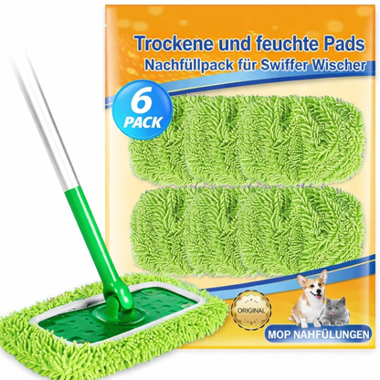PureTide Reusable Microfibre Flat Mop Pads