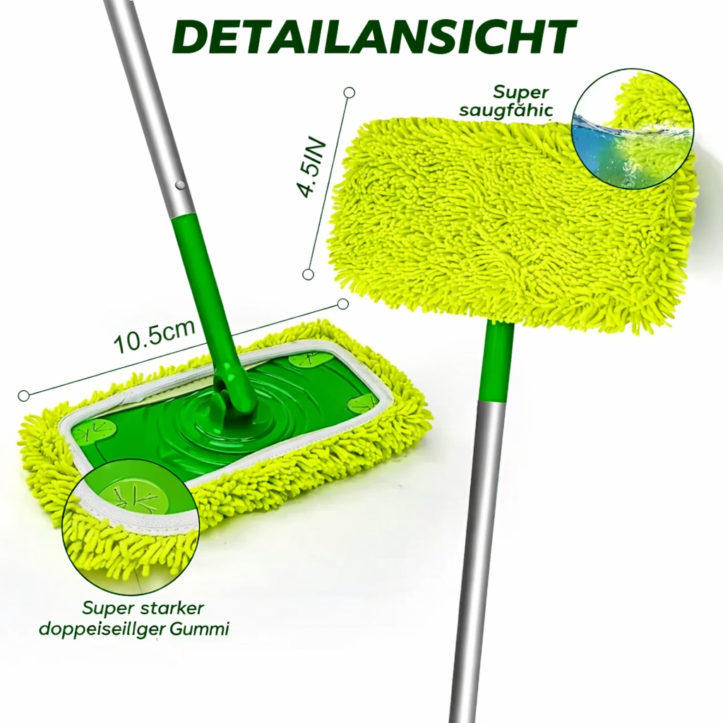 PureTide Reusable Microfibre Flat Mop Pads