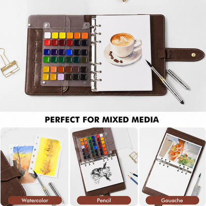 Fuumuui Watercolour Travel Sketchbook Set Large