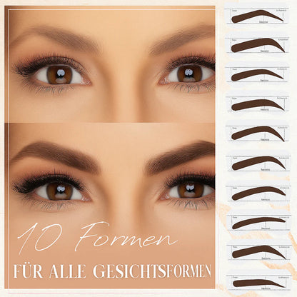 BrowMagic Eyebrow Stamp Kit with 10 Stencils