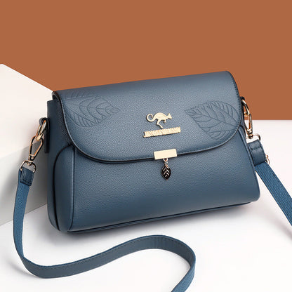 Multi-Compartment Women's PU Leather Handbag
