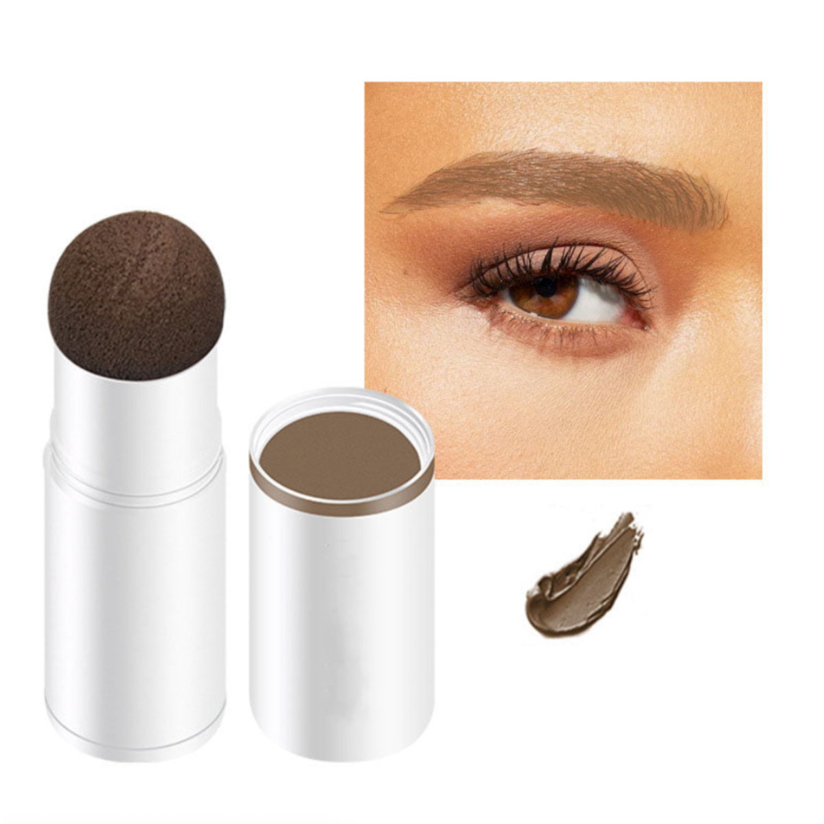 Eyebrow Stamp Kit with 10 Stencils & Pomade