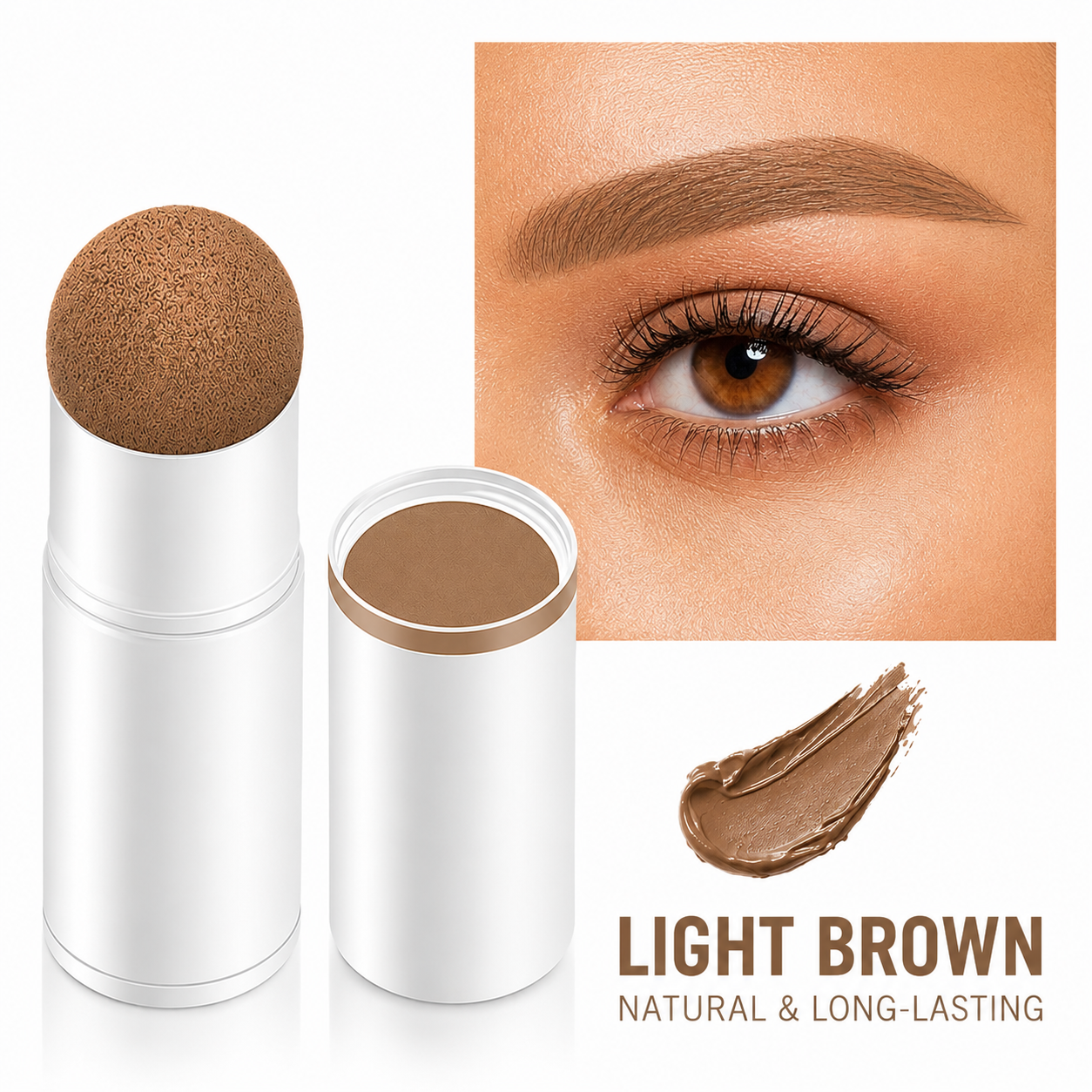 Eyebrow Stamp Kit with 10 Stencils & Pomade