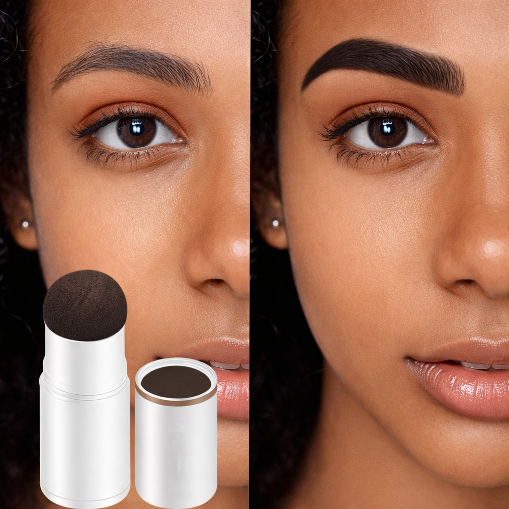 Eyebrow Stamp Kit with 10 Stencils & Pomade