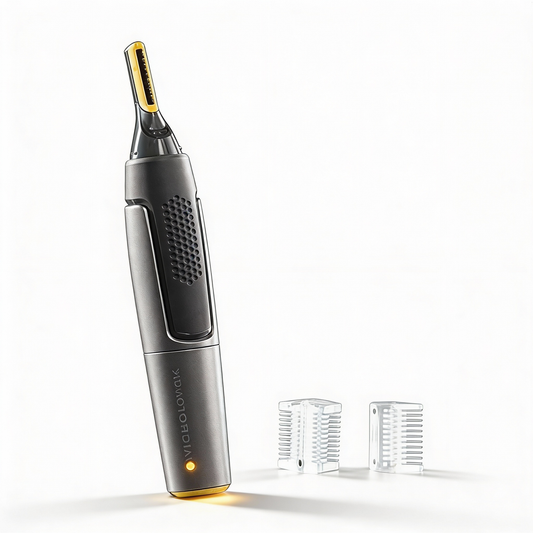 Precision Trimmer with LED Light & Titanium Blades