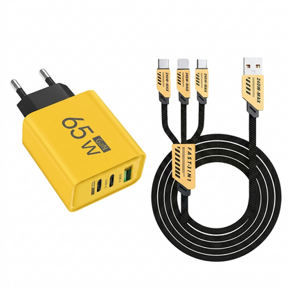 120W 4-Port USB-C PD Fast Charger