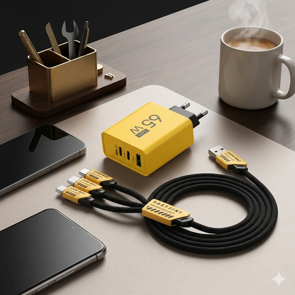 120W 4-Port USB-C Fast Charger