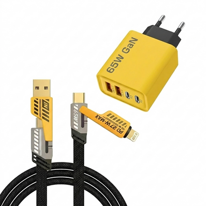 120W 4-Port USB-C PD Fast Charger