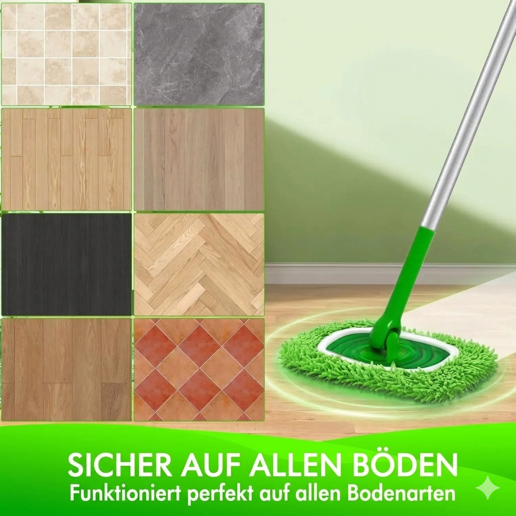 PureTide Reusable Microfibre Flat Mop Pads