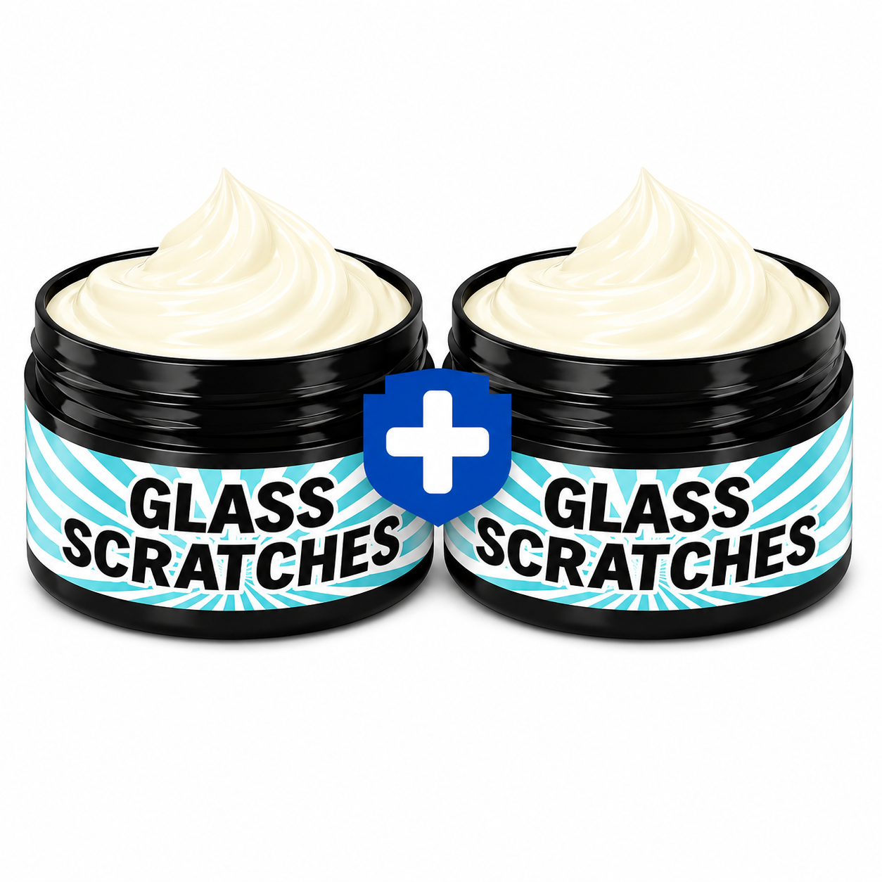 Glass Scratch Remover Polish Cream — Twin Pack