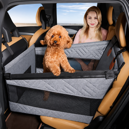 Dog Car Seat with Hard Base