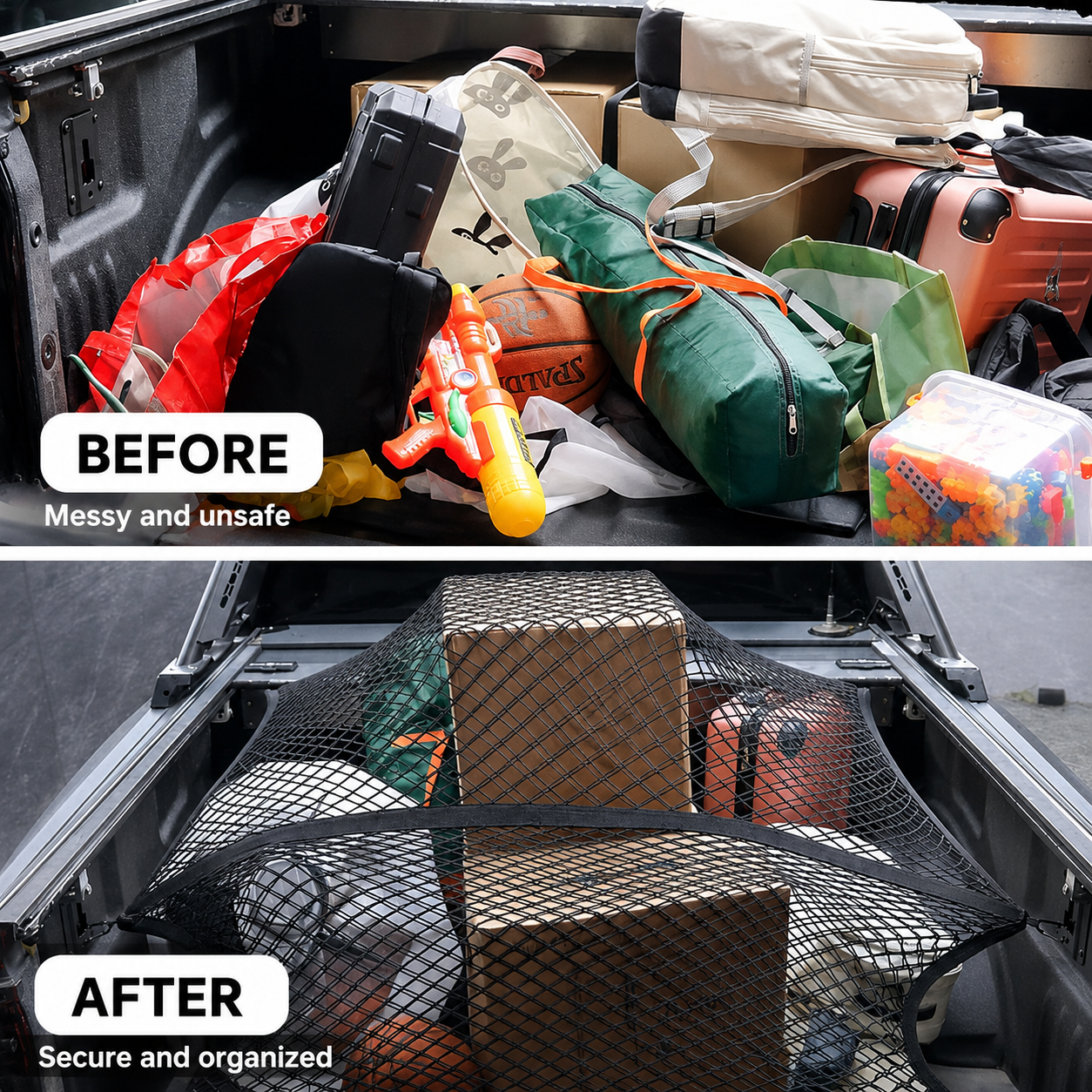 GripNet Pro Elastic Cargo Net 1.2 x 1.2m