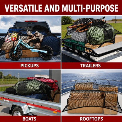 GripNet Pro Elastic Cargo Net 1.2 x 1.2m