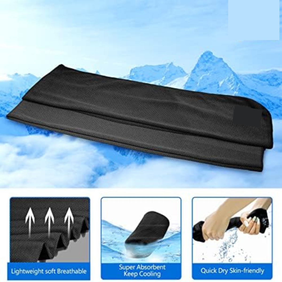 Microfibre Cooling Towels Set of 4 – Sport & Outdoor