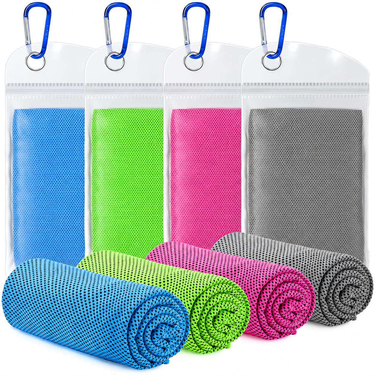 Microfibre Cooling Towels Set of 4 – Sport & Outdoor