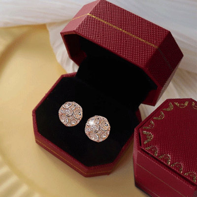 MagnaLuxe Magnetic Clip-On Earrings with Zirconia