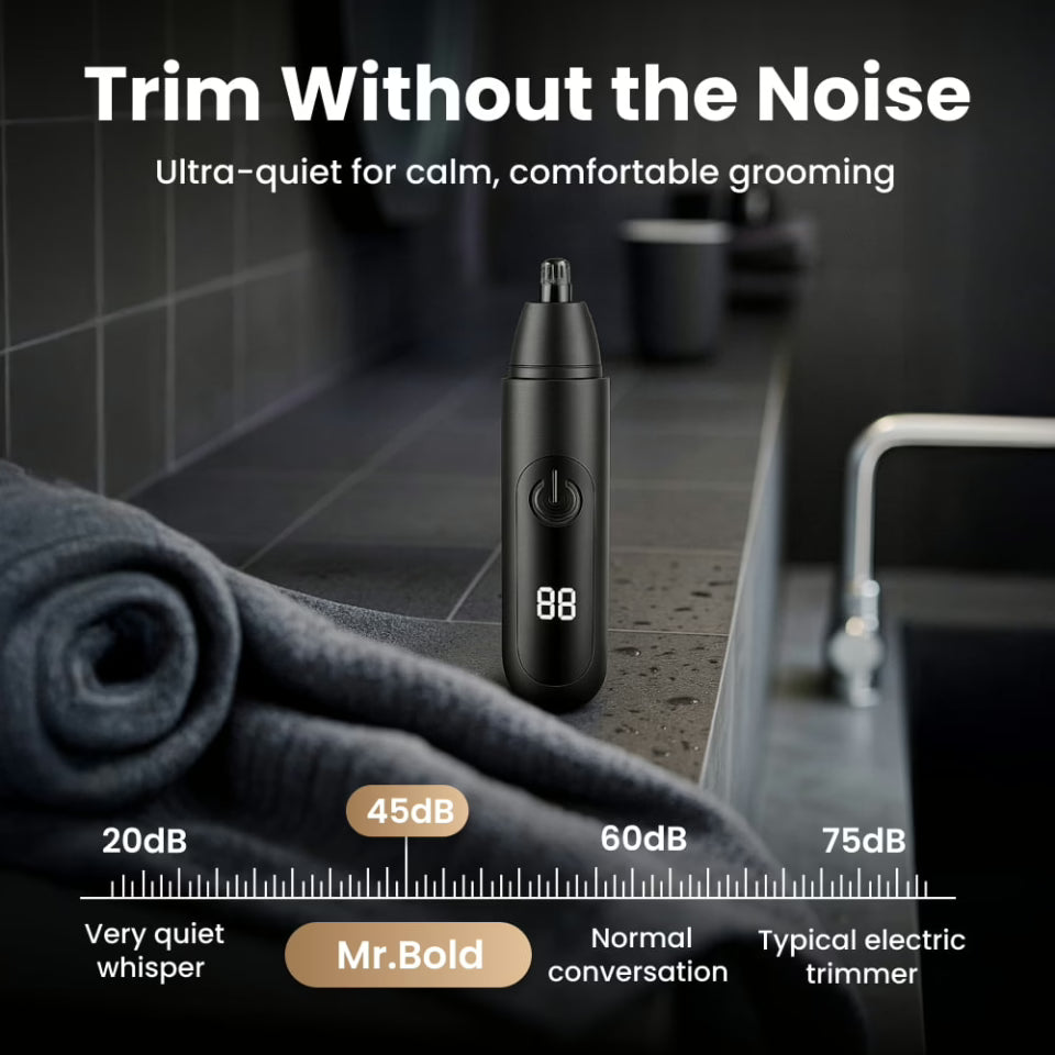 Nose Hair Trimmer with USB-C Charging