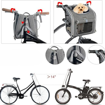 3-in-1 Pet Bicycle Carrier Bag & Shoulder Tote