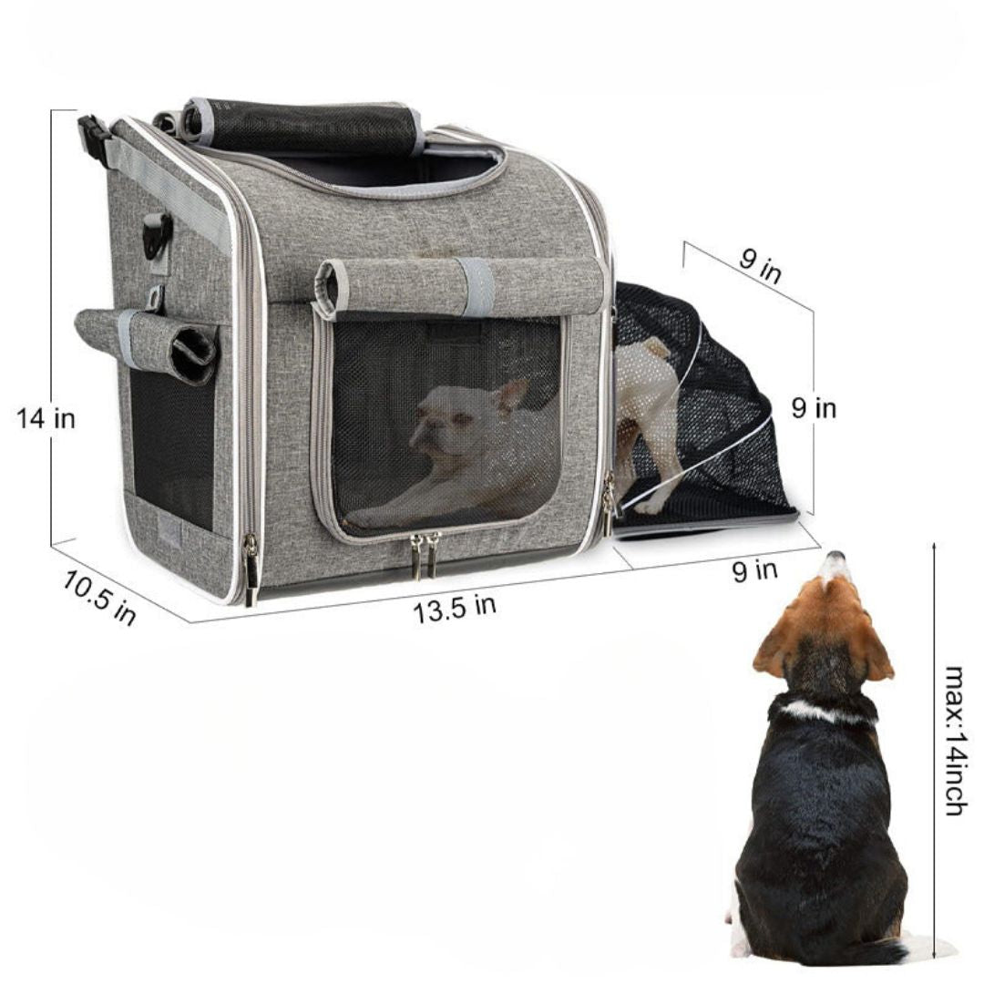 3-in-1 Pet Bicycle Carrier Bag & Shoulder Tote