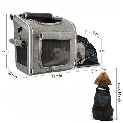 3-in-1 Pet Bicycle Carrier Bag & Shoulder Tote
