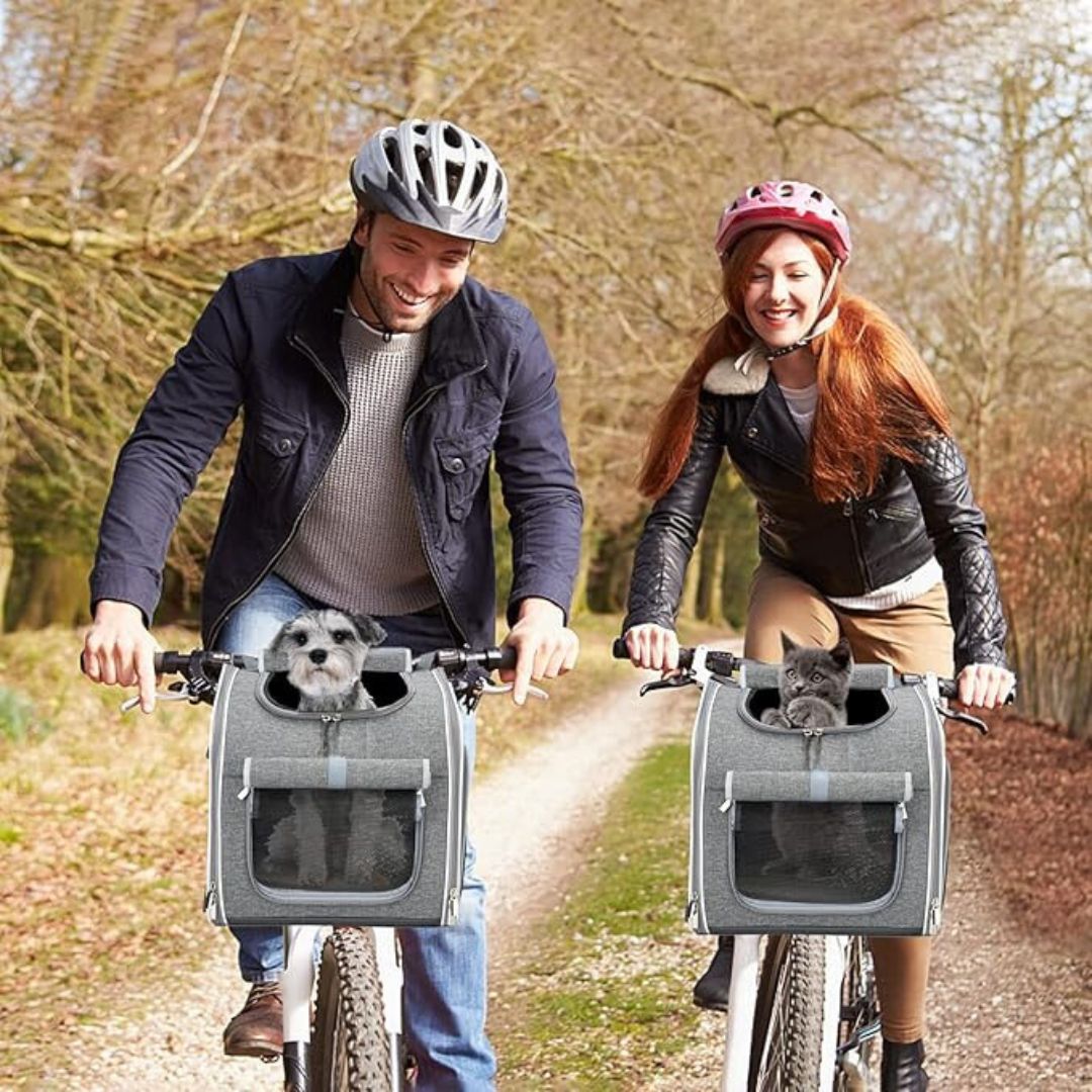 3-in-1 Pet Bicycle Carrier Bag & Shoulder Tote