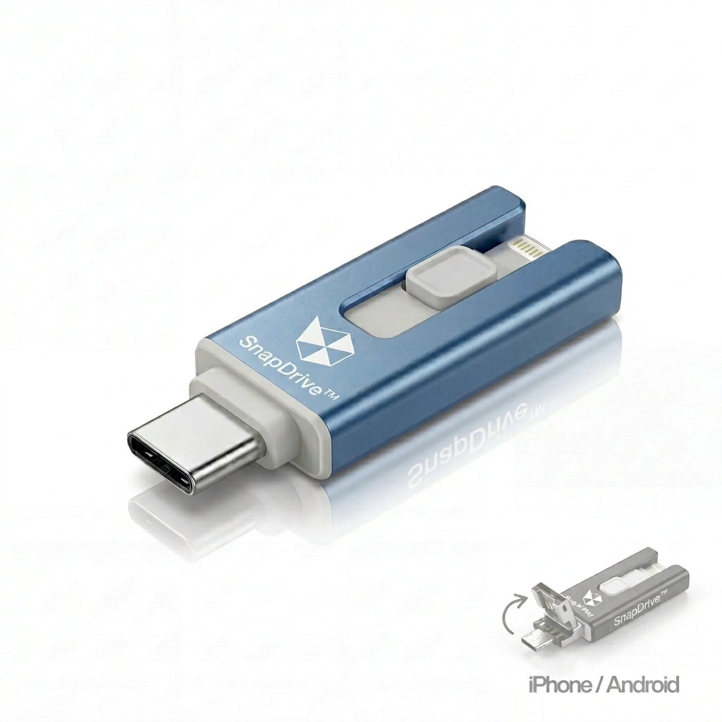 SnapDrive 4-in-1 Mobile Flash Drive for Smartphones
