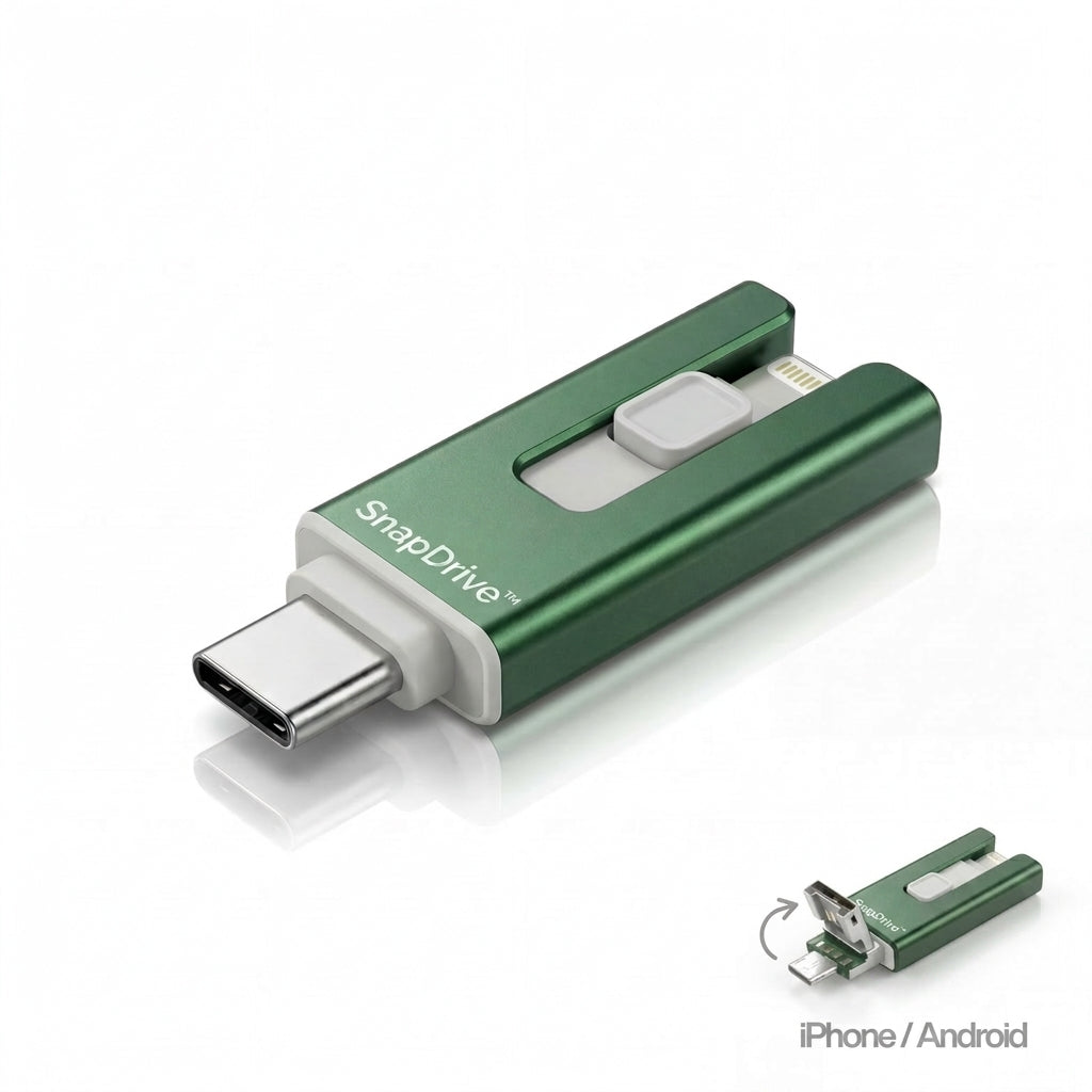 SnapDrive 4-in-1 Mobile Flash Drive for Smartphones